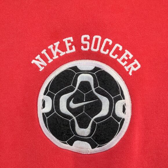 Nike Women's Soccer Hoodie Sweatshirt Red Size XL Long Sleeve Embroidered Logo - Picture 10 of 15